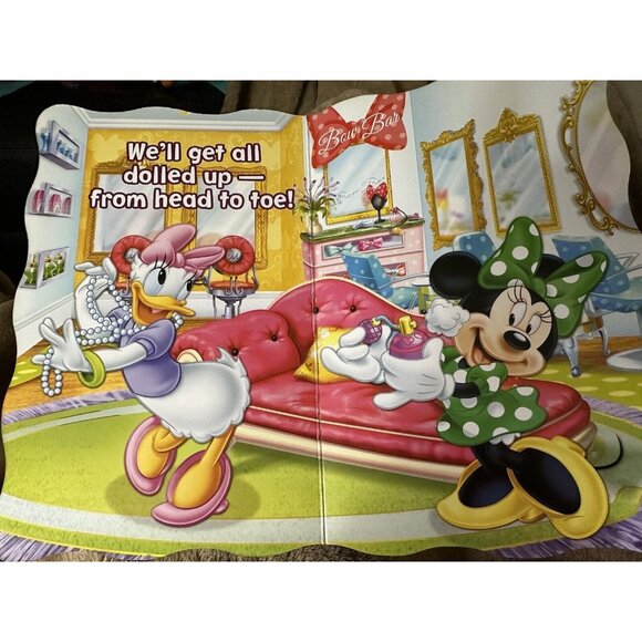 Disney Minnie Mouse Lot Of 2 Books 2013 Feeling Fabulous Day In The Park READ - Picture 9 of 9